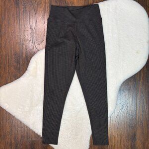 PrAna Leggings‎ Large Dark Gray High-Rise Gym Workout Pants Women's